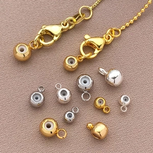 18K vergulde verstelbare schuifkralen en karabijnsluitingen voor DIY sieraden