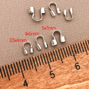Detailed comparison of 18K gold plated U-shape wire protectors in three different sizes