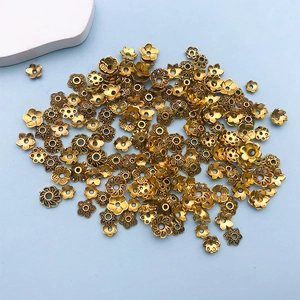 Détails de calottes de perles en alliage d'or antique pour la création de bijoux DIY