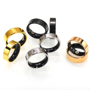 KR2 Smart Ring Gezondheidsmonitoring Hartslag Bloedzuurstof Slaap Lichaamstemperatuur Afstandsbedienung Titanium Staal Tech Ring