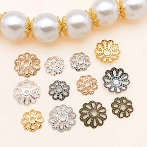 Calottes de perles creuses de 7mm et 9mm en six finitions pour la création de bijoux