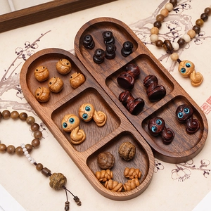 Handcrafted Chinese zodiac snake wooden beads and sandalwood pendants for DIY jewelry making