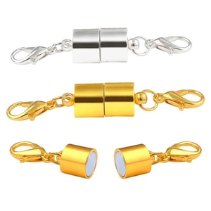 Magnetische Karabinerverschlüsse in Gold und Silber für DIY-Schmuck und Kettenverbinder