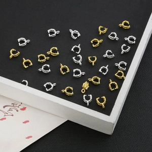 Lava hammer textured alloy jewelry connectors in gold and silver for DIY accessories