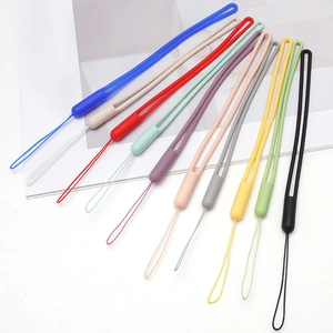 Liquid Silicone Phone Lanyard Soft Anti-Lost Wrist Strap For Keys USB DIY Keychain Accessories Unisex Portable Rope