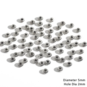 Antik versilberte Spacer-Perlen aus Legierung mit radialen Streifen für DIY-Schmuck