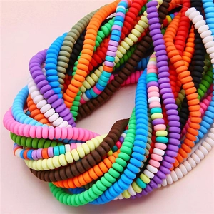 Fili di perline colorate in argilla polimerica per gioielli fai-da-te bracciali e collane