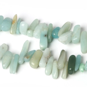 Natural light blue irregular stone beads for handmade DIY bracelet jewelry making