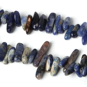 Natural sodalite blue irregular rectangular stone beads for DIY jewelry making