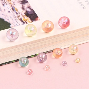 Mix van kleurrijke AB-gecoate acrylkralen voor DIY-sieraden en haaccessoires