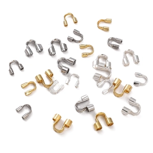 Protezioni per filo in oro 14K e argento per creazione gioielli fai da te