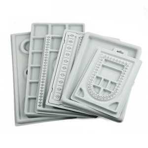 Plateau de Design de Bijoux en Plastique Floqué Professionnel pour Mesure de Collier et Bracelet Outil DIY pour Création de Bijoux Artisanaux