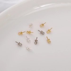 DIY Schmuckzubehör Perlenkappen in Gold Silber und Schwarz für Anhänger Design