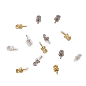 14K vergoldete und silberne Perlenanhänger-Ösen für DIY Schmuckherstellung Zubehör