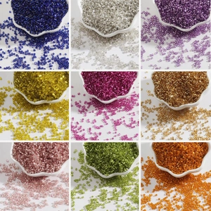 Set van 9 kleuren 2mm glazen staafkralen voor doe-het-zelf sieraden maken en naaiwerk
