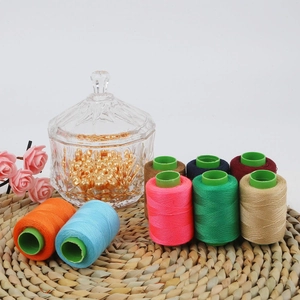 Set of 8 colorful sewing threads for DIY hand stitching and domestic sewing machines