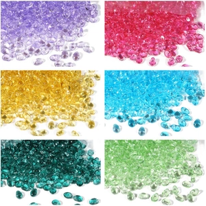 Tulip Petal Lampwork Glass Moon Shape Loose Beads For DIY Hanfu Hairpin Jewelry Making Handmade Accessories