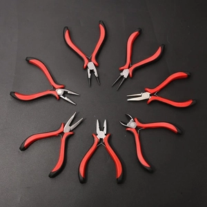 Juego de 7 mini alicates con puntas finas y cortadores para manualidades y joyería