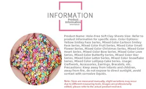 Leitfaden für sortierte Polymer-Ton-Scheiben für DIY-Bastelarbeiten und Schmuck