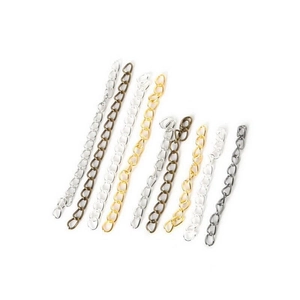Sortierte DIY-Schmuck-Verlängerungsketten in verschiedenen Metallfarben für Halsketten