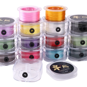 Multicolor elastic crystal string set for jewelry DIY with transparent storage boxes