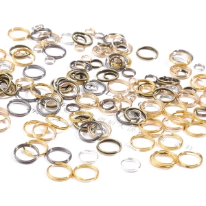 Couleurs et tailles assorties d'anneaux de jonction en fer pour bijoux DIY faits main