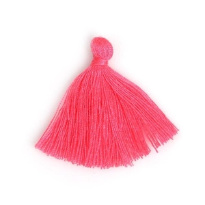 Nappe in filo di cotone rosa acceso per gioielli fai-da-te e accessori per orecchini