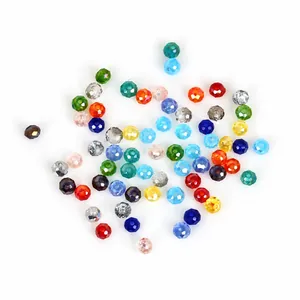 Perles en verre cristal facetté de 2mm pour la création de bijoux et de colliers