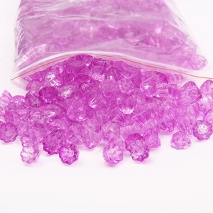 Translucent purple 10mm lotus seed pod beads for traditional DIY hair accessories