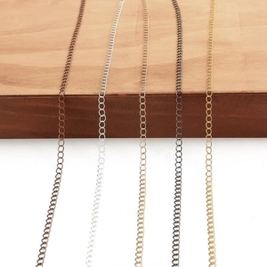 DIY iron extender chains in gold silver and bronze colors for necklaces and bracelets