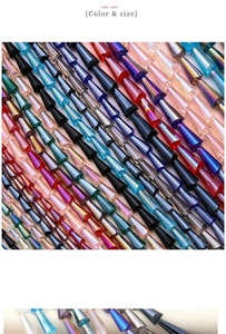 Macro detail of faceted colorful crystal tower beads for DIY necklace and phone chain