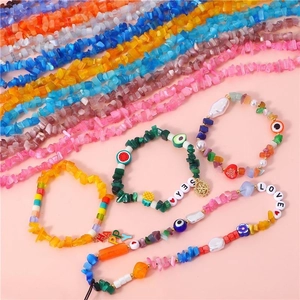 Bracelets en perles de style bohème avec pierres naturelles et perles de mer
