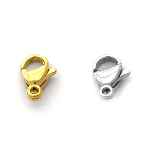 304 stainless steel lobster clasps in gold and silver for jewelry making