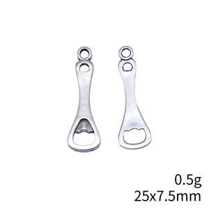 Antiksilber Flaschenöffner Anhänger 25x7,5mm Charme für DIY Schmuckherstellung