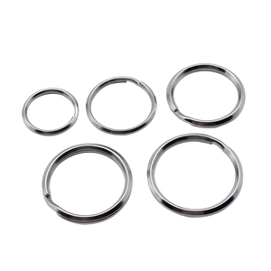 Stainless Steel Split Key Rings DIY Jewelry Findings Accessories For Daily Storage Organization 20mm To 32mm Sizes Minimalist Metal Rings