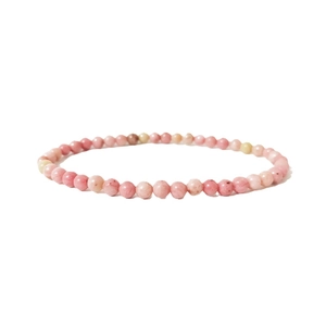 4mm Natural Crystal Stone Bead Bracelet For Women Men Minimalist Healing Energy Elastic Stretching Bracelet Amethyst Rose Quartz Amazonite Jewelry