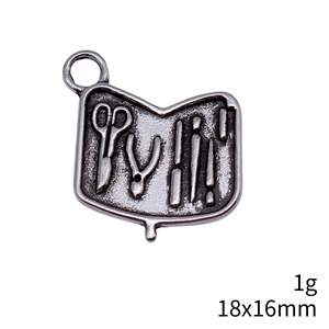 Antik-silberner Werkzeugsatz-Anhänger 18x16mm für DIY Schmuckherstellung Zubehör