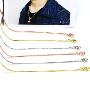 Minimalistische Kupfer Venezianerkette Halskette Für Damen Herren Verstellbare Geometrische Schlüsselbeinkette DIY Schmuck