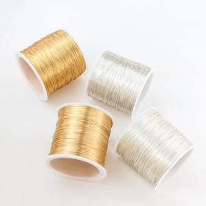 Rolls of gold and silver 14K gold filled copper wire for DIY handmade jewelry crafting