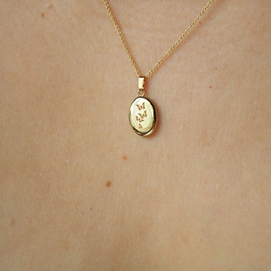 Collar de Relicario de Mariposa de Cobre Vintage Marco de Fotos Que se Abre Colgante de Cápsula Conmemorativa Joyería Para Mujer