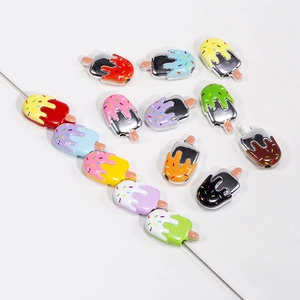Acryl kralen in de vorm van ijsjes voor DIY-sieraden en telefoonhangers accessoires