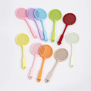 Mini-Tennisschläger-Schlüsselanhänger in verschiedenen Farben für DIY-Zubehör