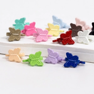 Legering Kleurrijke Emaille Vlinder Bot Charms Voor DIY Sieraden Maken Sleutelhanger Telefoon Ketting Hanger Accessoires