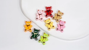 Gekleurde acryl berenkraaltjes voor DIY-sieraden en telefoonkettingen in diverse kleuren