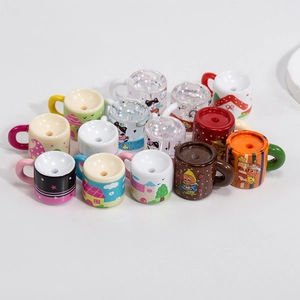 Bunte Miniatur-Katzenprint-Perlen für DIY-Schmuck und Anhänger in 14 lebhaften Farben