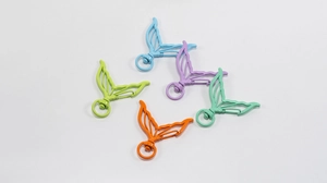 Détails de fermoirs queue de sirène en métal coloré pour bijoux DIY et porte-clés