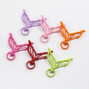 Fermoirs en métal en forme de queue de poisson pour création de bijoux DIY et porte-clés