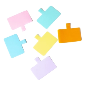Universal Plastic Phone Tether Tab Cell Phone Lanyard Connector Patch Durable Phone Case Gasket Multiple Colors Available
