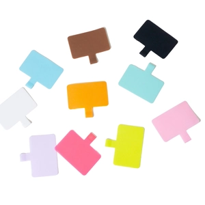 Universal multi-color phone lanyard patch connector set with T-shape design in 10 colors