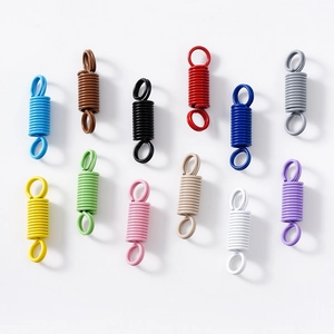 Anelli a molla in metallo in 12 colori per creazione gioielli fai-da-te e portachiavi